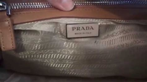 prada authentic hard|inside of Prada bag.